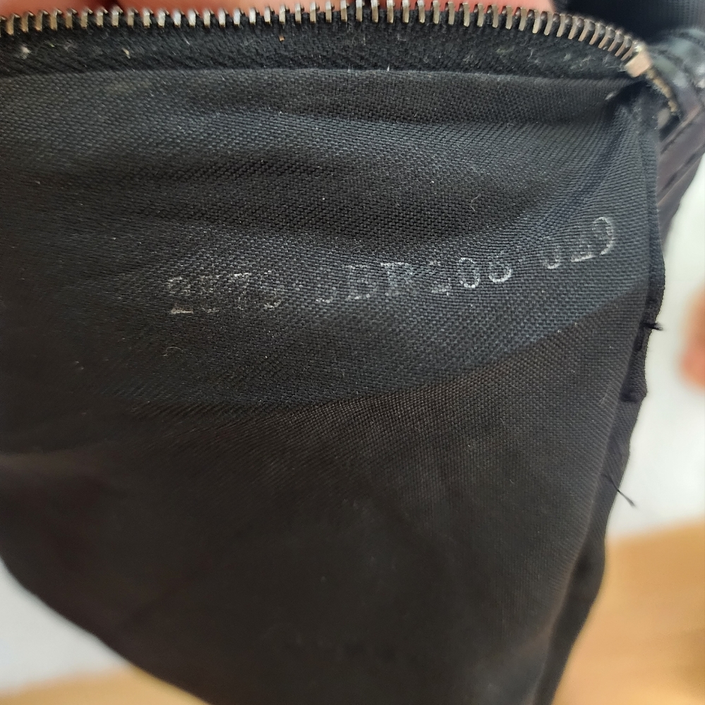 ❌️❌️SOLD❌️❌️J36💖 Fendi Vintage Black Flap Zucchino Shoulder Bag - Picture 14 of 16